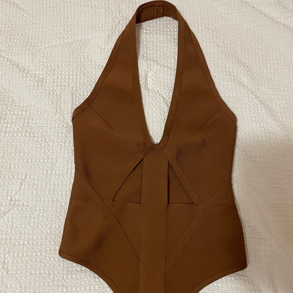 Pretty little thing Bodysuit size 2 brown